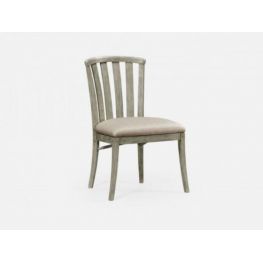 Jonathan Charles Rustic grey style curved back cha