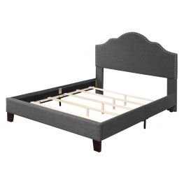 Britain Charcoal Upholstered Queen Bed