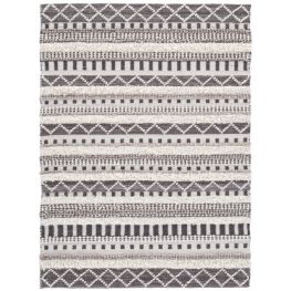 Karalee Ivory/Brown Large Rug