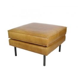 Barkley Leather Ottoman