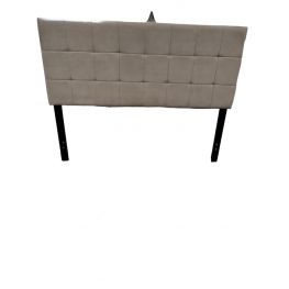 Maries Beige/Black Queen Bed