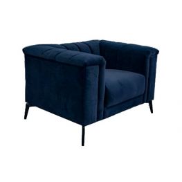 Stodda Round Blue Chair