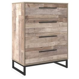 Neilsville Whitewash Four Drawer Chest