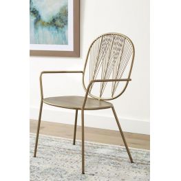 Meter Iron Brass Chair