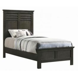 Twin Bed Bark Wood