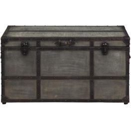 Amsel Gray Storage Trunk