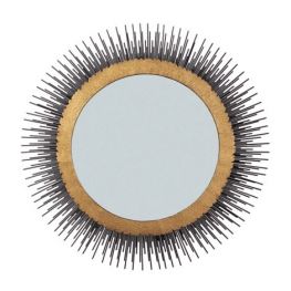 Elodie Black/Gold Finish Accent Mirror