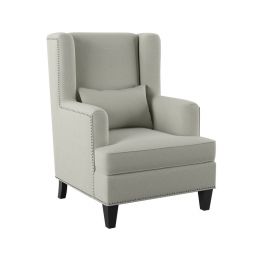 U3833-05-05 Accent Chair - Tan Herringbone (No Pillow)