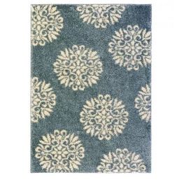 779677 8 x 10 Medallions Bay Blue Rug