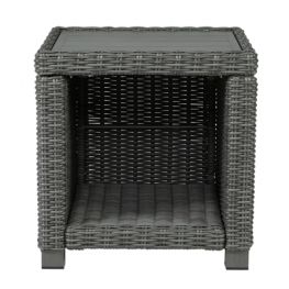 Elite Park Gray Square End Table