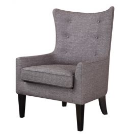 Klarissa Charcoal Wing Chair