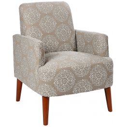 Lapis Medallion Accent Chair