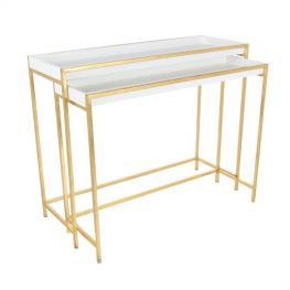 Alpine Set of 2 Console Tables