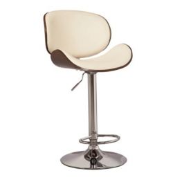 Bellatier Bone Tall Uph Swivel Barstool