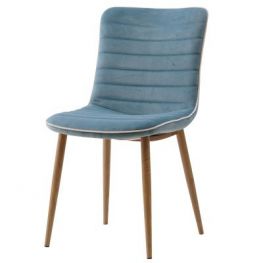 Darla Velvet Conrad Teal Chair