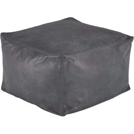 Lucas Slate Pouf