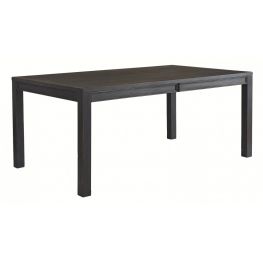 Jeanette Black Rectangular Dining Room Table