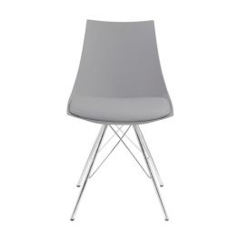 Ellie Grey Molded Side Chair:
