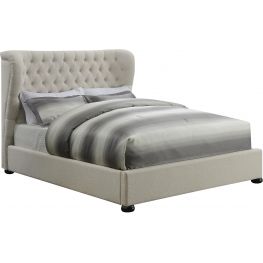 Lousia Beige Twin Bed