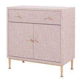 Ricci Raffia Pattern Small Cabinet