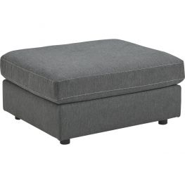 Candela Charcoal Oversized Accent Ottoman