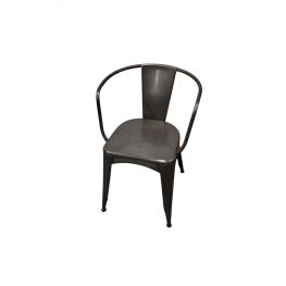 Gray Metal Chair
