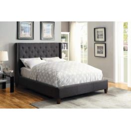 Knoll Grey Queen Bed