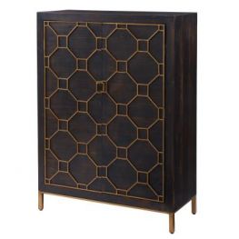 Fairmont Rustic Brown Bar Cabinet