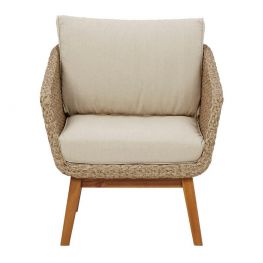 Crystal Cave Beige Lounge Chair W/Cushion